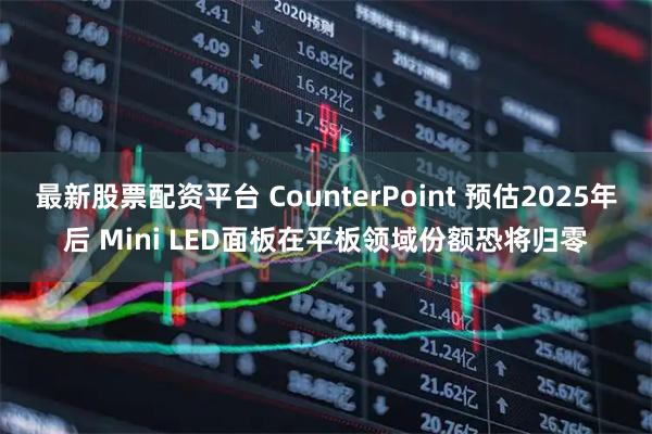 最新股票配资平台 CounterPoint 预估2025年后 Mini LED面板在平板领域份额恐将归零