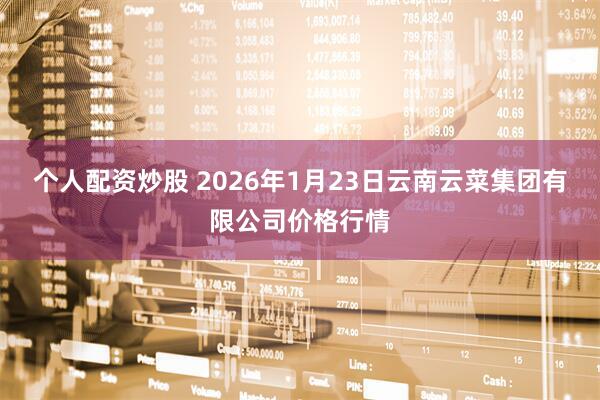 个人配资炒股 2026年1月23日云南云菜集团有限公司价格行情
